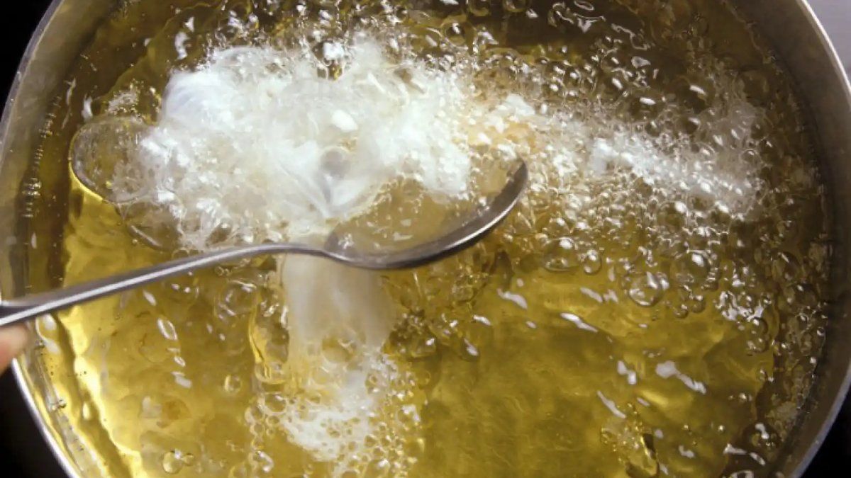 He threw boiling oil at his wife and was sentenced to 13 years in prison.