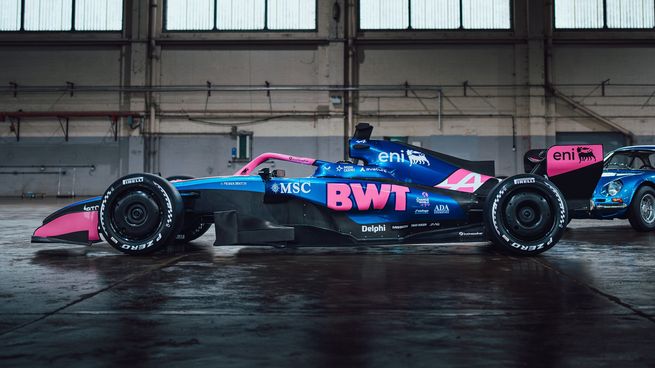 El Alpine A526, el coche que usará Colapinto en la temporada 2026.