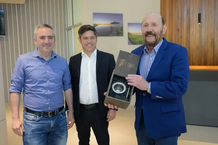 Andrés Larroque, Axel Kicillof y Gildo Insfrán, en Formosa. Andrés Larroque, Axel Kicillof y Gildo Insfrán, en Formosa.