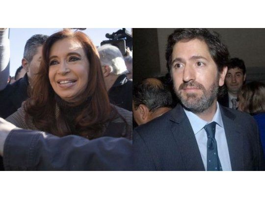Cristina de Kirchner y Sebastián Casanello.