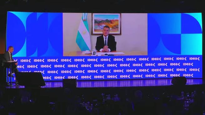 IDEA Energía 2023. Sergio Massa diserta por videoconferencia desde Buenos Aires.