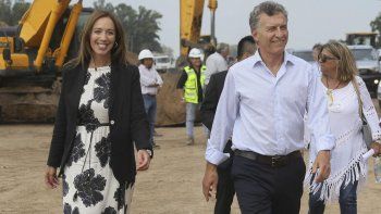 vidal y macri en modo campana: se mostraron juntos en obra ppp