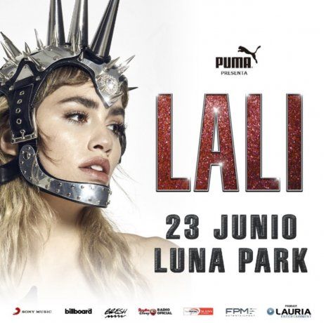 Lali Esposito dará un show en el Luna Park.