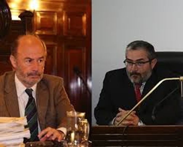 Los jueces Javier Anzoátegui y Luis María Rizzi Los jueces Javier Anzoátegui y Luis María Rizzi