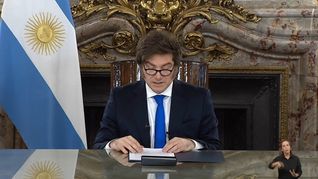 Javier Milei brindó una nueva cadena nacional. 