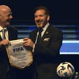 Gianni Infantino y Alejandro Domínguez, presidente de Conmebol, tiene una gran relación que podría interferir en la toma de decisiones del ente Sudamericano.