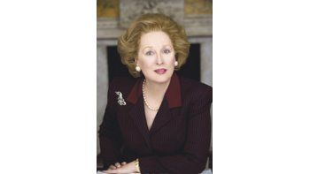 Streep como Thatcher: la actriz recibirá un Oso de Oro honorífico a su carrera en el festival de Berlín, dentro de dos semanas.