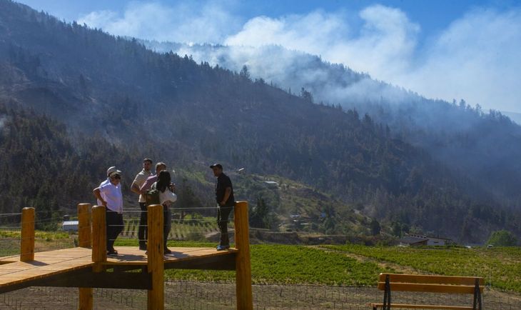 Hasta el momento, no se registraron evacuados en El Hoyo. Hasta el momento, no se registraron evacuados en El Hoyo.