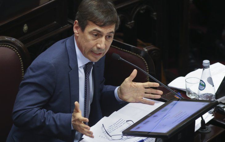 Luis Naidenoff, jefe del&nbsp; interbloque de Juntos por el Cambio en el Senado.