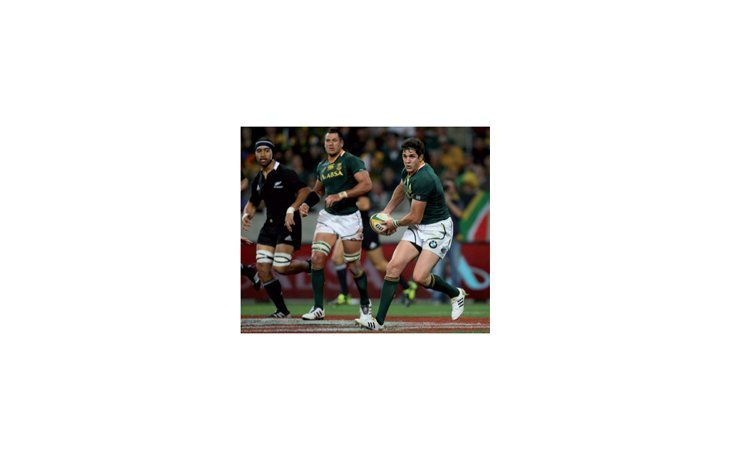 ámbito.com | Sorpresa sudafricana. Fourie, centro de los Springboks, durante el encuentro ante Nueva Zelanda.