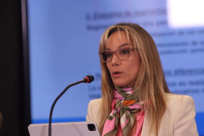 Presidenta del directorio Agua y Saneamiento Argentinos, Malena Galmarini.