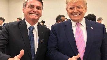 Jair Bolsonaro y Donald Trump. 