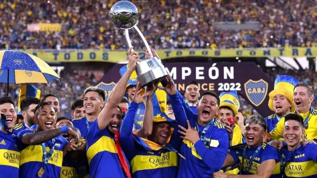 Boca festeja la Copa de la Liga 2022, que ahora tendrá valor de título de Liga.