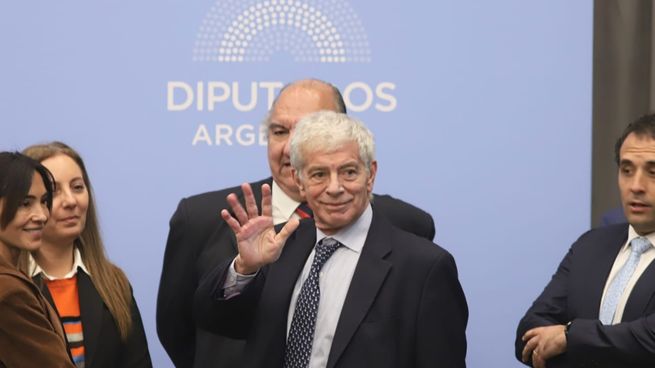 Mariano Cúneo Libarona en su presentación del martes en Diputados.