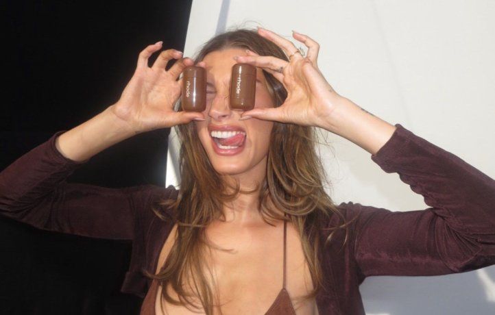Hailey Bieber lanzó Rhode en 2022. Hailey Bieber lanzó Rhode en 2022.