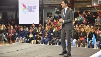 Juan Manuel Urtubey durante un acto en Chaco.