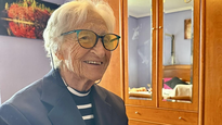 La abuela de 100 años que sigue entrenando.
