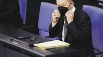 BAJO SOSPECHA. El canciller alemán Olaf Scholz es mirado ya con desconfianza por sus cambiantes posiciones en torno de la pugna de la OTAN con Rusia.