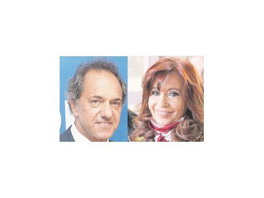 Daniel Scioli y Cristina de Kirchner