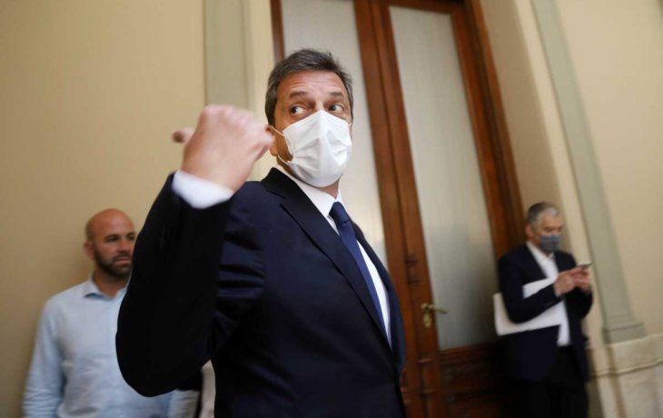 sergio massa: trabajo con la colaboracion de todos los sectores para que argentina no entre en default