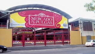 Mercado de las pulgas, en Colegiales.&nbsp;