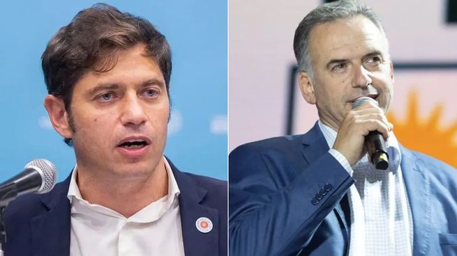 Axel Kicillof y Yamandú Orsi.&nbsp;