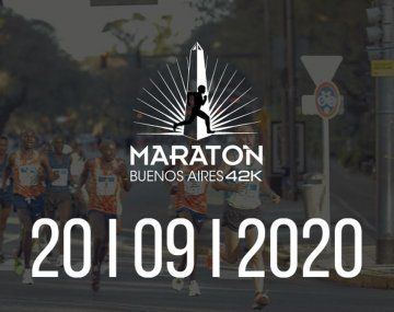 La maratón será el 20 de septiembre.