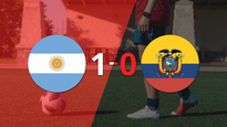 argentina se quedo con el duelo amistoso ante ecuador
