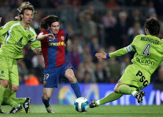 Messi se vistió de Maradona e hizo un gol antológico en el Camp Nou (foto 1)