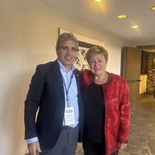 Luis Caputo se reunió con Kristalina Georgieva en EEUU.