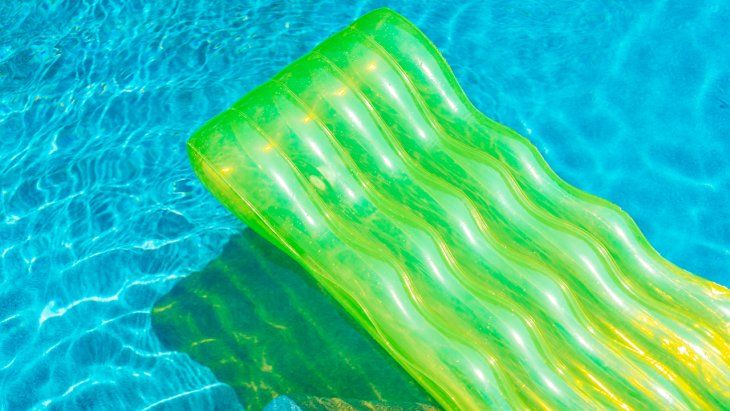 Para una mejor comodidad en la pileta, nada como un buen inflable.