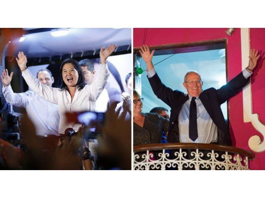 Keiko Fujimori y Pedro Kuczynski