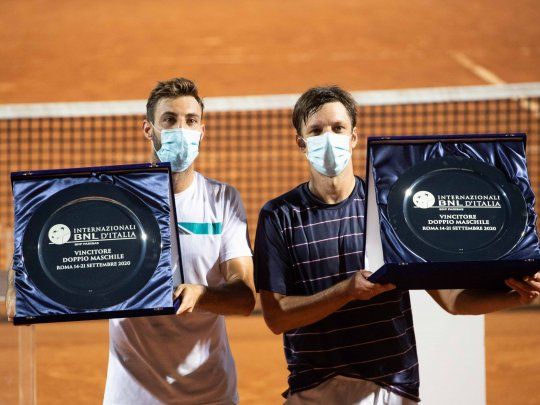 Marcel Granollers y Horacio Zeballos se consagraron en Roma. El marplatense alcanzó una marca de Guillermo Vilas.