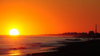 Puesta de sol.