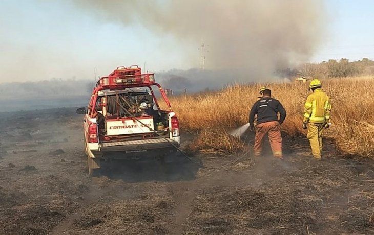 Los incendios en Córdoba llegaron hasta el predio de la CONAE.