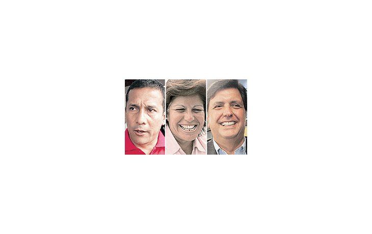 ámbito.com | Ollanta Humala, Lourdes Flores y Alan García