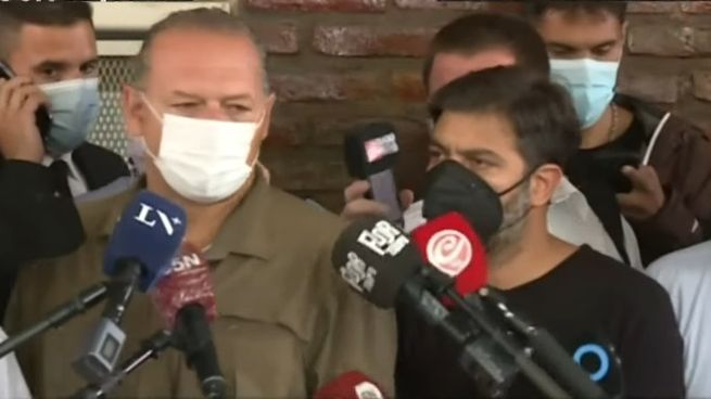 Los tres ministros hablaron hoy ante la prensa.