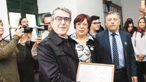 reconocimiento. Armando Traferri recibió la Orden de San Martín.