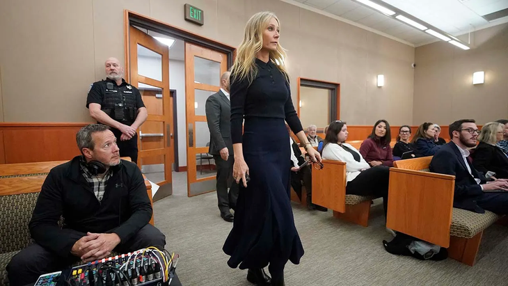 Hollywood: Gwyneth Paltrow won a million-dollar judgment for a ski accident