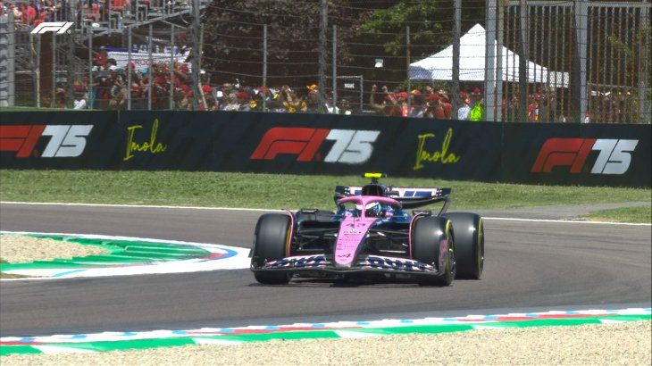 Colapinto, con complicaciones en imola.