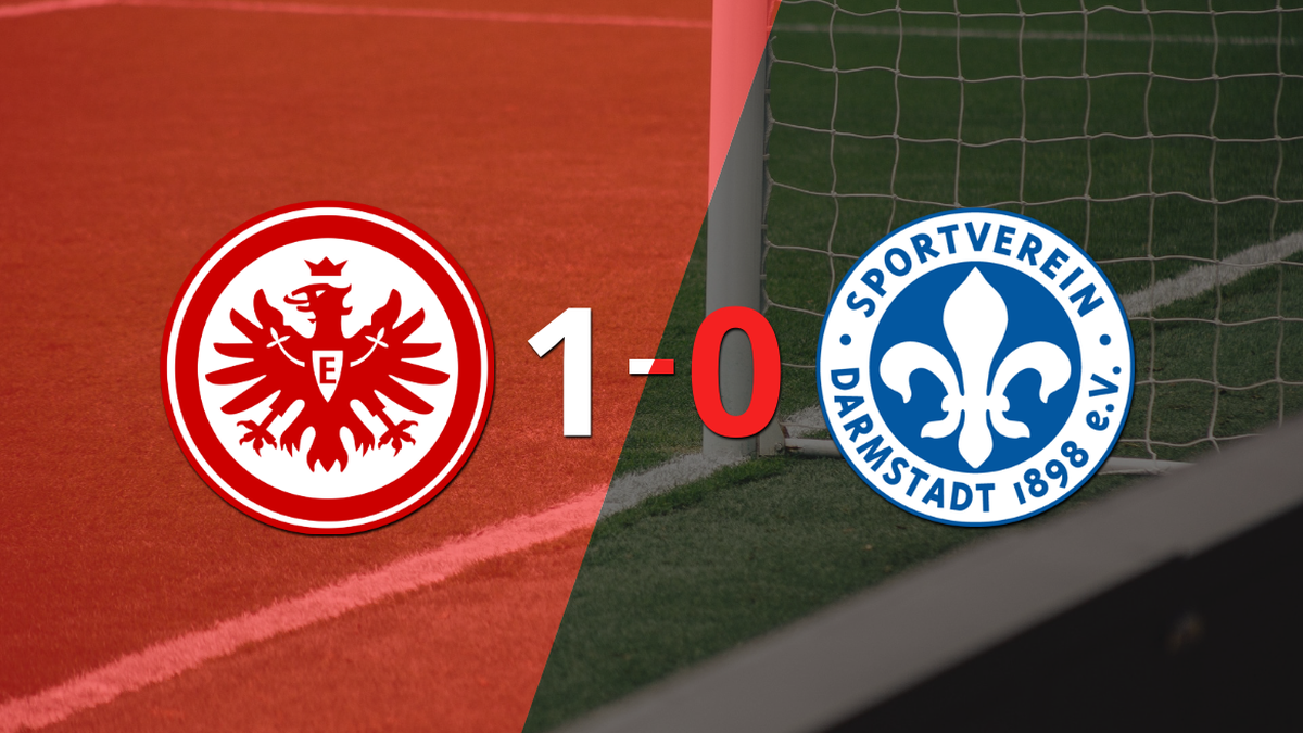 With just one goal, Eintracht Frankfurt defeated Darmstadt 98 at Deutsche Bank Park