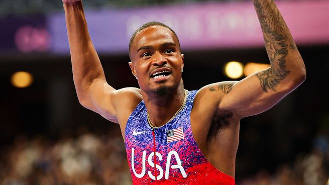 Hall consiguió la primera medalla olímpica de su carrera.