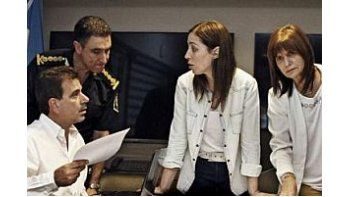 Bullrich, Vidal y Ritondo, durante una de las reuniones posteriores a la fuga.