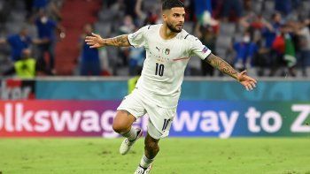 Insigne volvió a marcar e Italia está en semis de la Eurocopa.