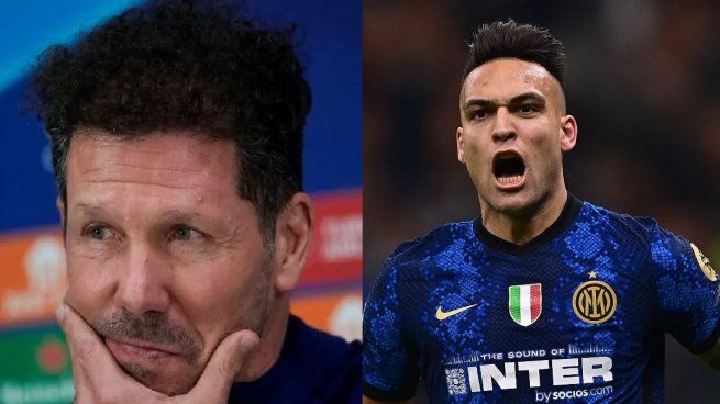 Diego Simeone quería dirigir a Lautaro Martínez