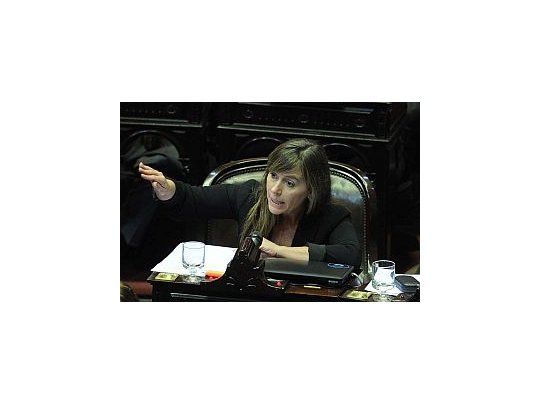 La presidente del bloque oficialista de Diputados respaldó a Boudou.