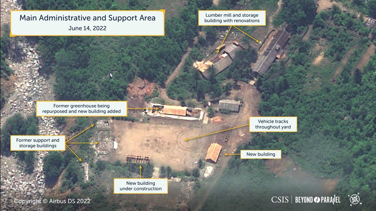 They warn that North Korea reactivated a nuclear test site