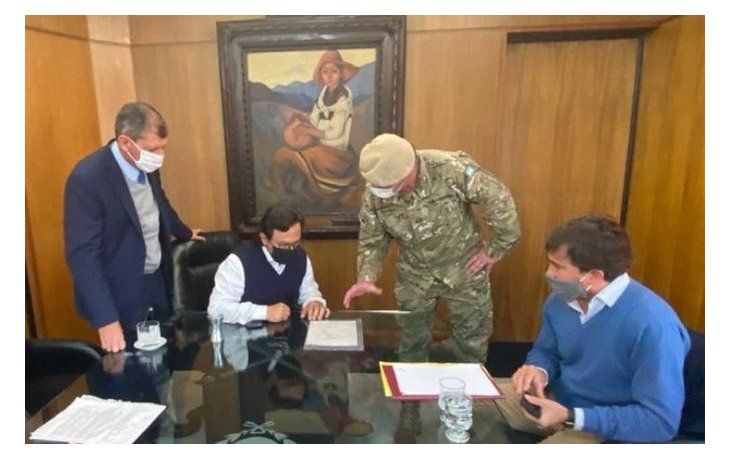 Ppedido. Sáenz había enviado una carta a Alberto Fernández para reforzar controles en frontera y recibió el visto bueno del Gobierno nacional.