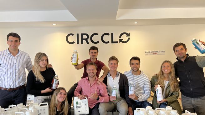 El equipo de CIRCCLO, la startup de Tucumán. 
