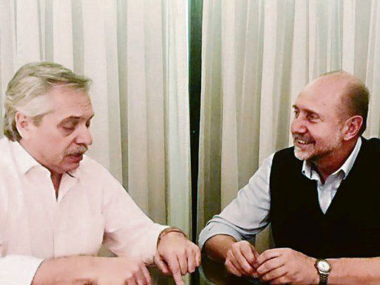 PREVIA. El precandidato a presidente mantuvo hace menos de un mes un encuentro con el gobernador electo.